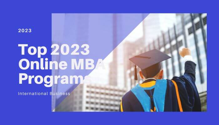 top accredited online MBA programs US 2023