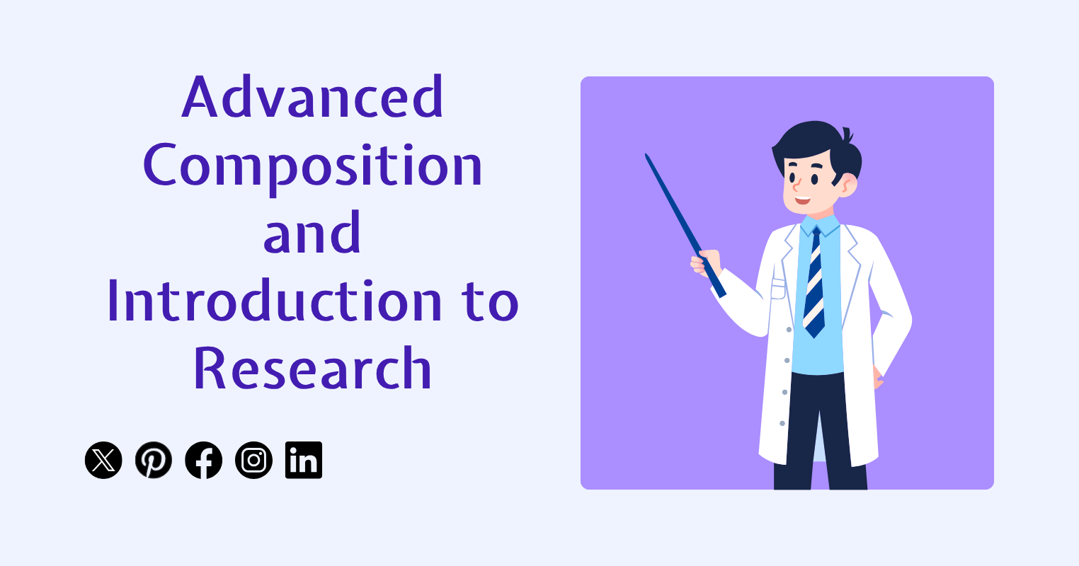 Advanced Composition and Introduction to Research PDF Course