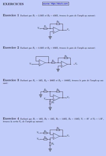 Electronique Analogique Exercices Corrigés PDF