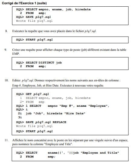 exercices corrigés Bases de données PDF