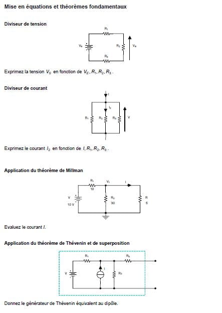 exercices corrigés Electronique Analogique PDF